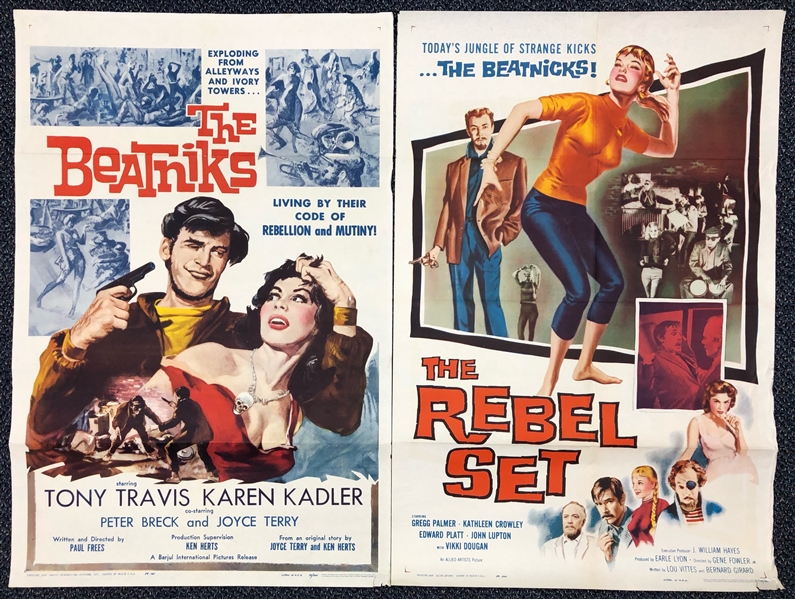 1959 The Beatniks & The Rebel Set 27x41 Posters