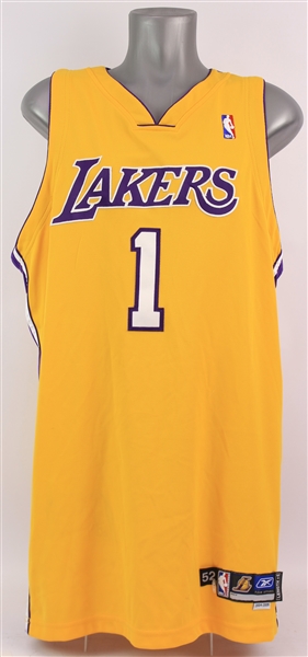 2004-05 Caron Butler Los Angeles Lakers Game Worn Home Jersey (MEARS A5)