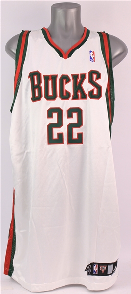 2008-09 Michael Redd Milwaukee Bucks Home Jersey (MEARS A5)