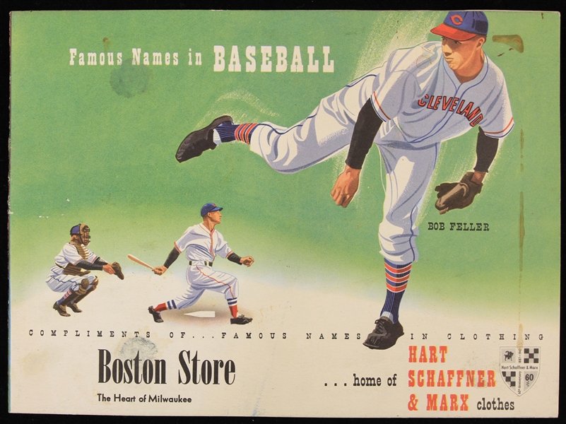 1940s Famous Names In Baseball Booklet