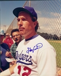 1991 Gary Carter Los Angeles Dodgers Signed 8" x 10" Photo (JSA)