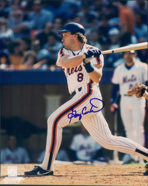 1999 Gary Carter New York Mets Signed 8" x 10" Photo (JSA)