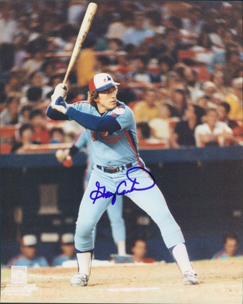 1999 Gary Carter Montreal Expos Signed 8" x 10" Photo (JSA)