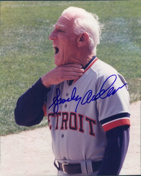 1990s Sparky Anderson Detroit Tigers Signed 8" x 10" Photo (JSA)