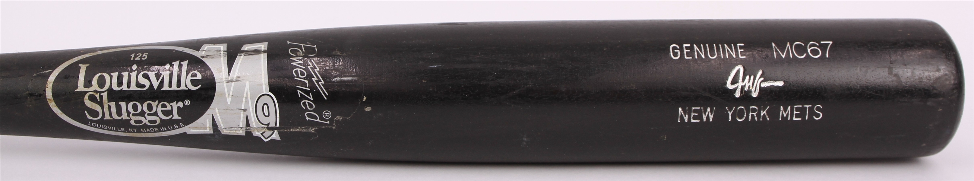 2010 Jeff Francoeur New York Mets Louisville Slugger M9 Professional Model Game Used Bat (MEARS LOA)