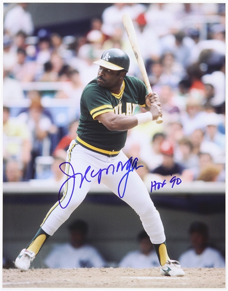 1984 Joe Morgan Oakland As Signed 11"x 14" Photo (JSA)