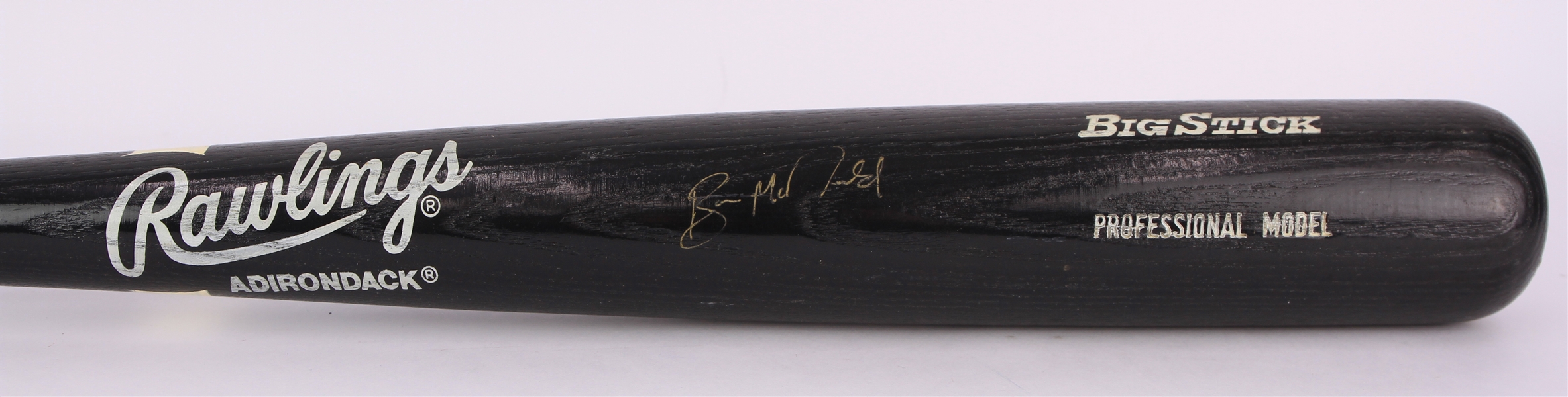 1990s Ben McDonald Baltimore Orioles Signed Rawlings Adirondack Bat (JSA)