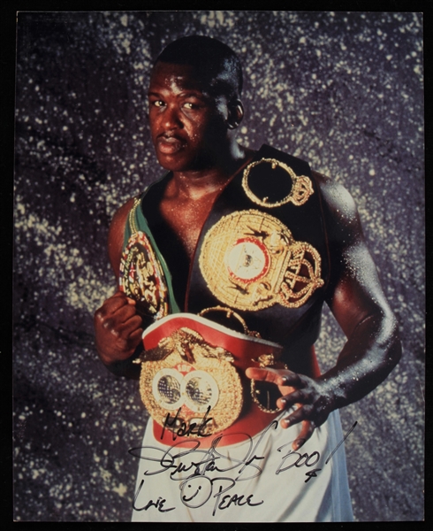 1990s Buster Douglas World Heavyweight Champion Signed 8" x 10" Photo (JSA)