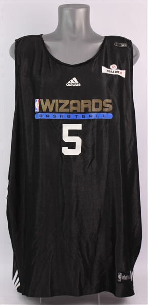 2009-10 Dominic McGuire Washington Wizards Reversible Practice Jersey (MEARS LOA)