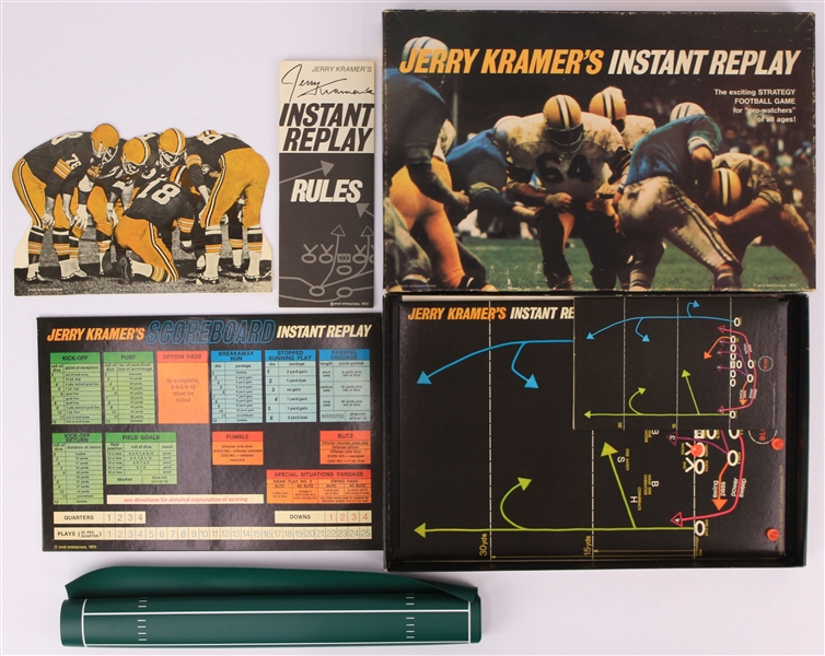 1970 Jerry Kramer Green Bay Packers Instant Replay Football Board Game