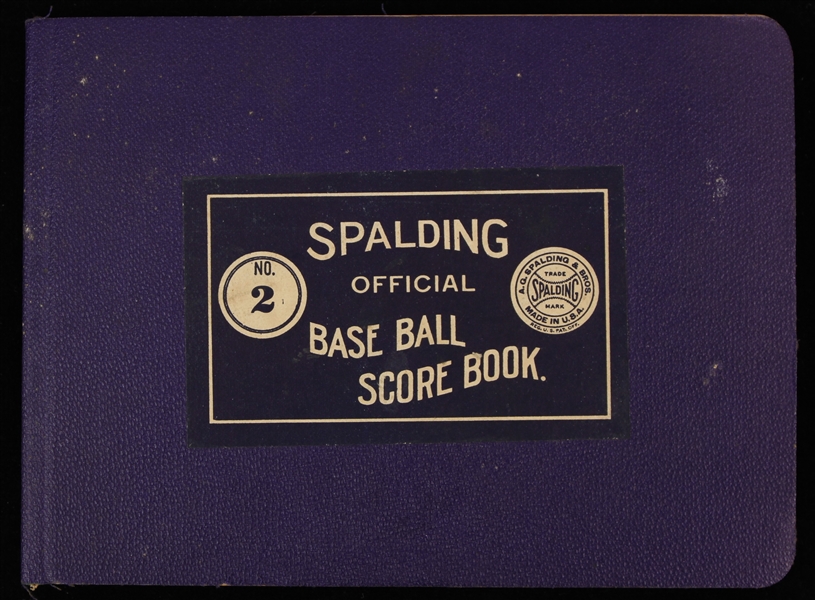 1877 Spalding No. 2 Official Baseball Score Book 