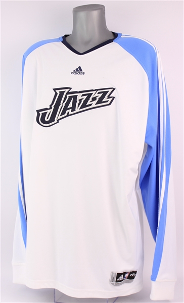 2009-11 Utah Jazz Shooting Shirt (MEARS LOA)