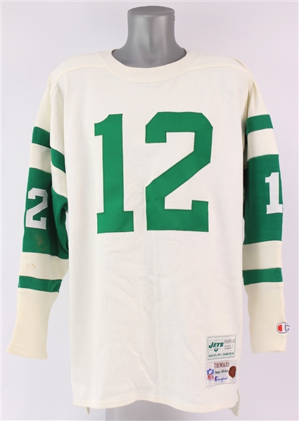 1968 Joe Namath New York Jets Super Bowl III Champion Vintage Throwback Jersey