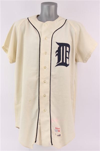 1970-71 Bill Freehan Detroit Tigers Game Worn Home Jersey (MEARS A8.5)