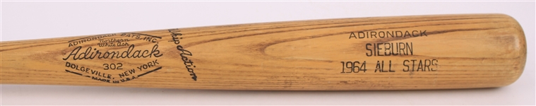 1964 Norm Siebern Baltimore Orioles Adirondack Professional Model All Star Game Bat (MEARS A10) 