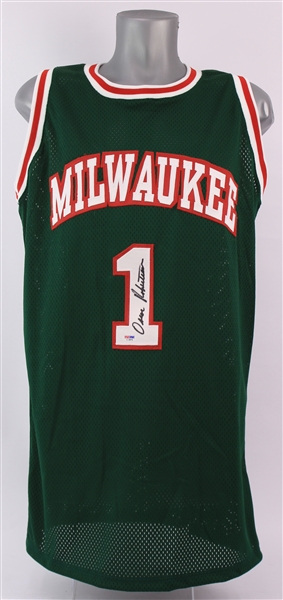 2000s Oscar Robertson Milwaukee Bucks Signed Jersey (PSA/DNA) 