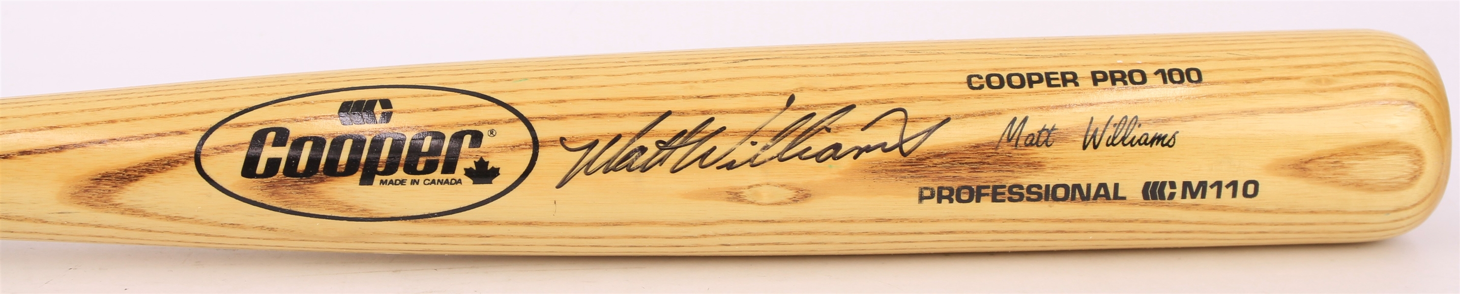 1987-93 Matt Williams San Francisco Giants Signed Cooper Professional Model Bat (MEARS LOA/JSA)