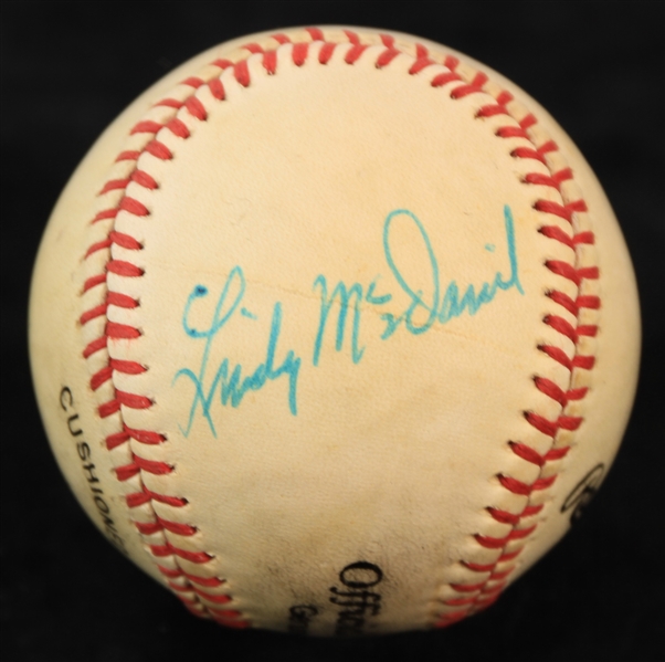 1980s Lindy McDaniel St. Louis Cardinals Signed Baseball (JSA)