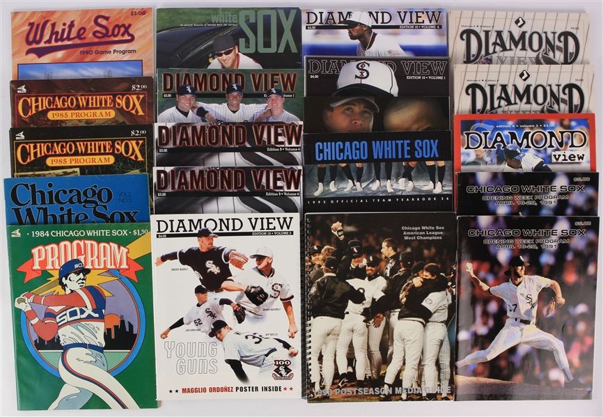 1971-2004 Chicago White Sox Publication Collection - Lot of 48