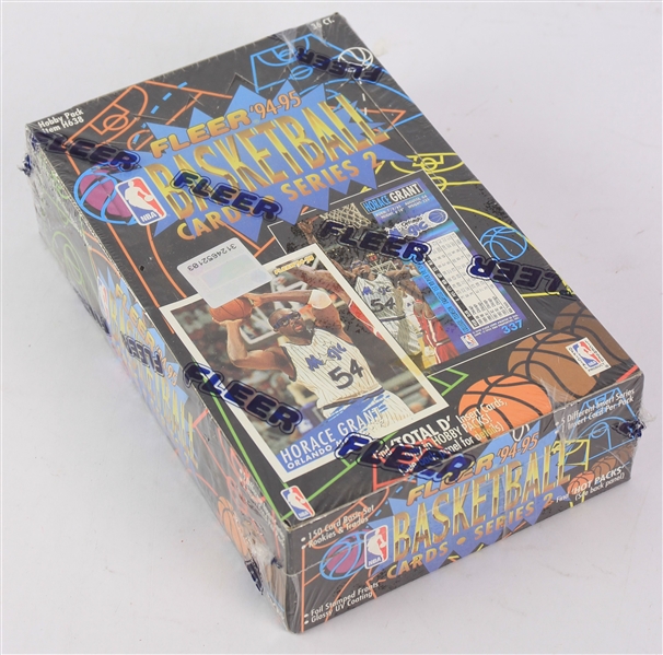 1994-95 Fleer Basketball Series 2 Trading Cards Unopened Hobby Box w/ 36 Packs