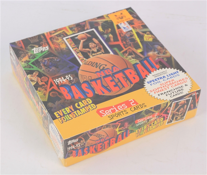 1994-95 Topps Series 2 Basketball Trading Cards Unopened Hobby Box w/ 24 Packs