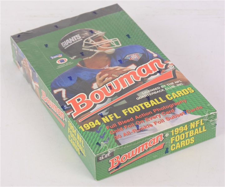 1994 Bowman Football Trading Cards Unopened Hobby Box w/ 24 Packs