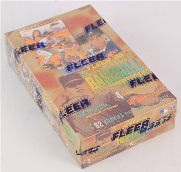 1995 Fleer Update Baseball Trading Cards Unopened Hobby Box w/ 36 Packs