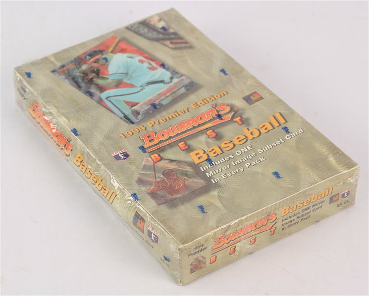 1994 Bowmans Best Baseball Trading Cards Unopened Hobby Box w/ 24 Packs