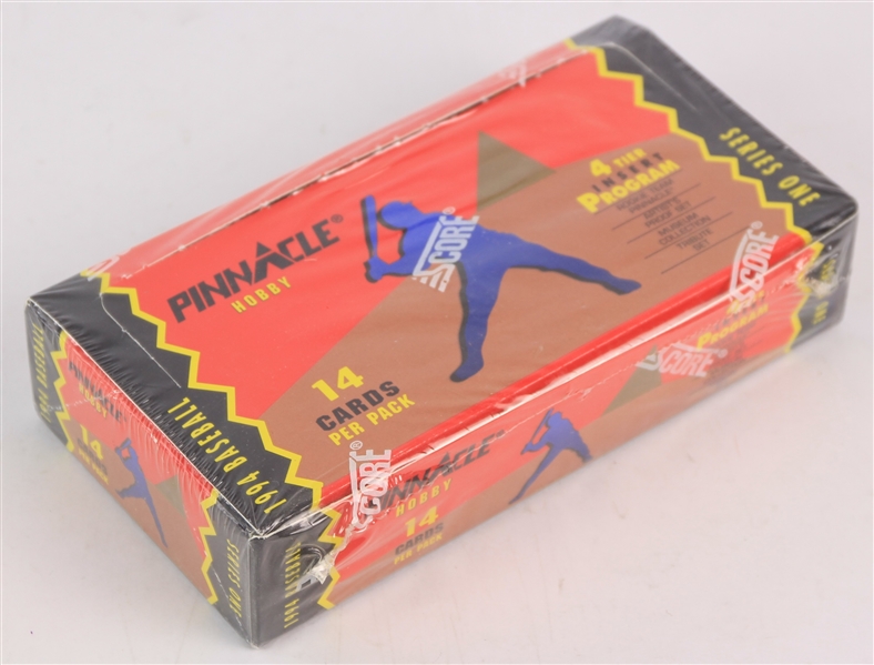 1994 Score Pinnacle Series 1 Baseball Trading Cards Unopened Hobby Box w/ 36 Packs