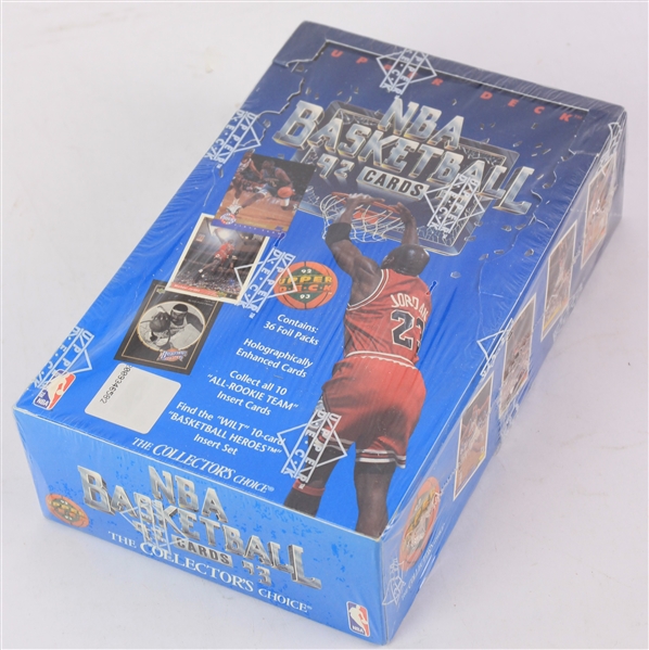 1992-93 Upper Deck Low Series Basketball Trading Cards Unopened Hobby Box w/ 36 Packs (Possible Shaquille ONeal Rookie)