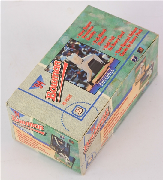 1994 Bowman Baseball Trading Cards Unopened Hobby Box w/ 20 Packs