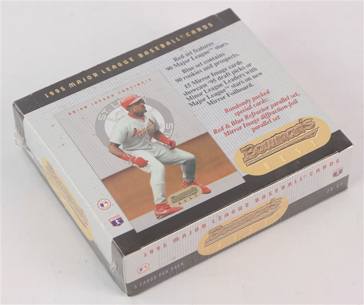 1995 Bowmans Best Baseball Trading Cards Unopened Hobby Box w/ 20 Packs (Possible Vladimir Guerrero Rookie)