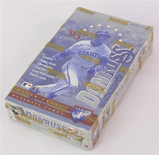 1995 Donruss Series 1 Baseball Trading Cards Unopened Hobby Box w/ 36 Packs