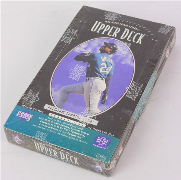 1996 Upper Deck Series 1 Baseball Trading Cards Unopened Hobby Box w/ 24 Packs