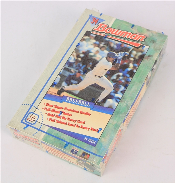 1994 Bowman Baseball Trading Cards Unopened Hobby Box w/ 24 Packs