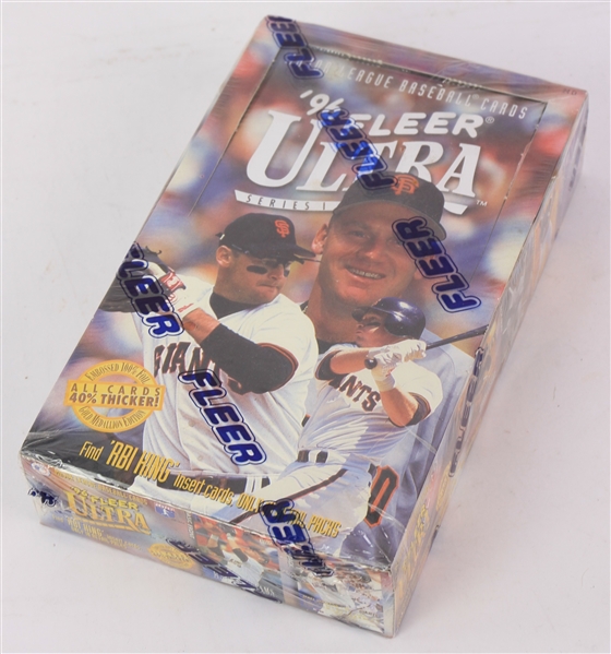 1996 Fleer Ultra Series I Baseball Trading Cards Unopened Hobby Box w/ 24 Packs