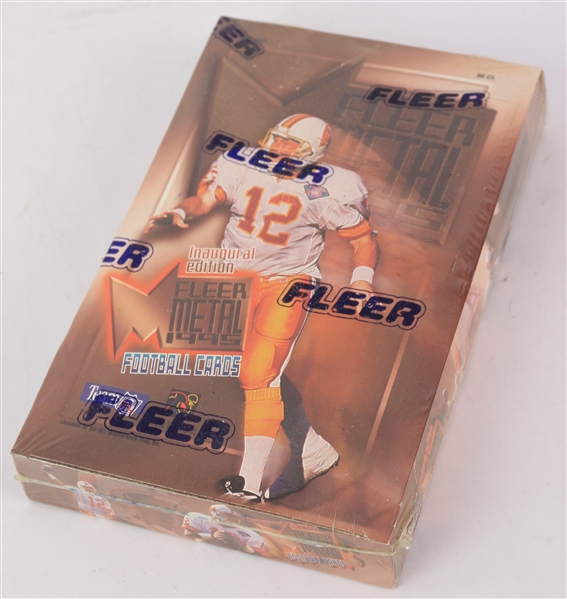 1995 Fleer Metal Football Trading Cards Unopened Hobby Box w/ 36 Packs