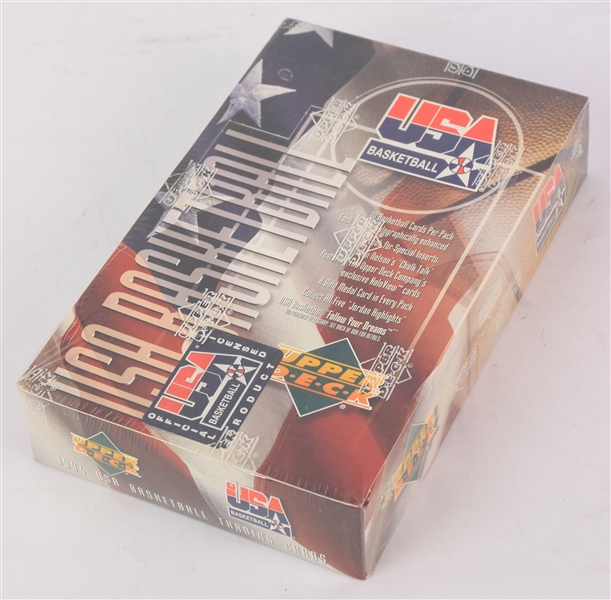 1994 Upper Deck USA Basketball Basketball Trading Cards Unopened Hobby Box w/ 36 Packs