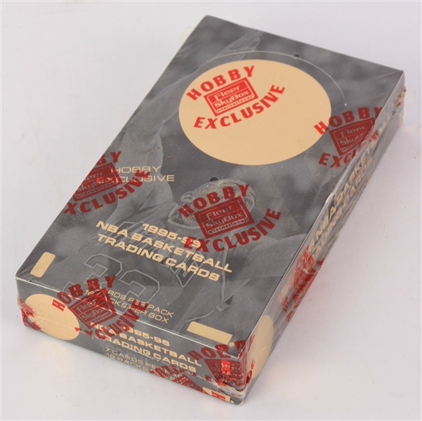 1995-96 Fleer SkyBox E-XL Basketball Trading Cards Unopened Hobby Box w/ 18 Packs