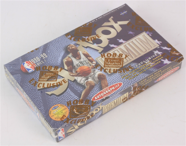 1998-99 SkyBox Series 1 Basketball Trading Cards Unopened Hobby Box w/ 24 Packs