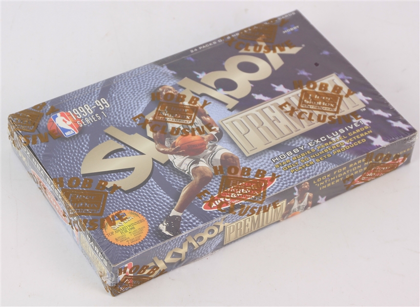 1998-99 SkyBox Series 1 Basketball Trading Cards Unopened Hobby Box w/ 24 Packs
