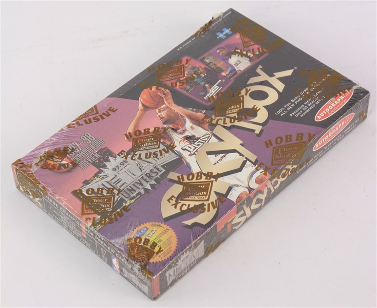 1997-98 SkyBox Metal Universe Championship Preview Basketball Trading Cards Unopened Hobby Box w/ 24 Packs (Possible Tim Duncan Rookie)