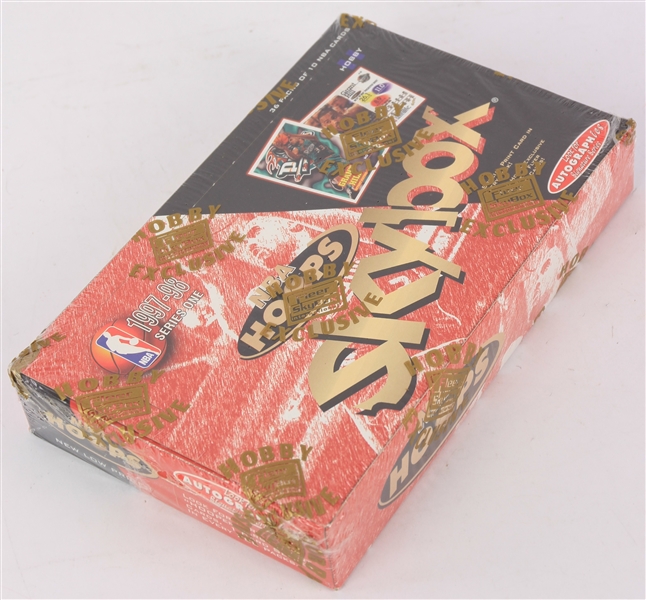 1997-98 SkyBox NBA Hoops Series One Basketball Trading Cards Unopened Hobby Box w/ 36 Packs
