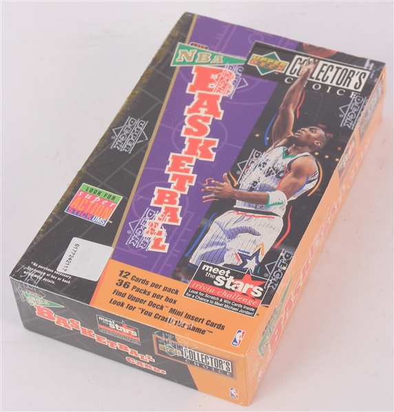 1996 Upper Deck Collectors Choice Series One Basketball Trading Cards Unopened Hobby Box w/ 36 Packs