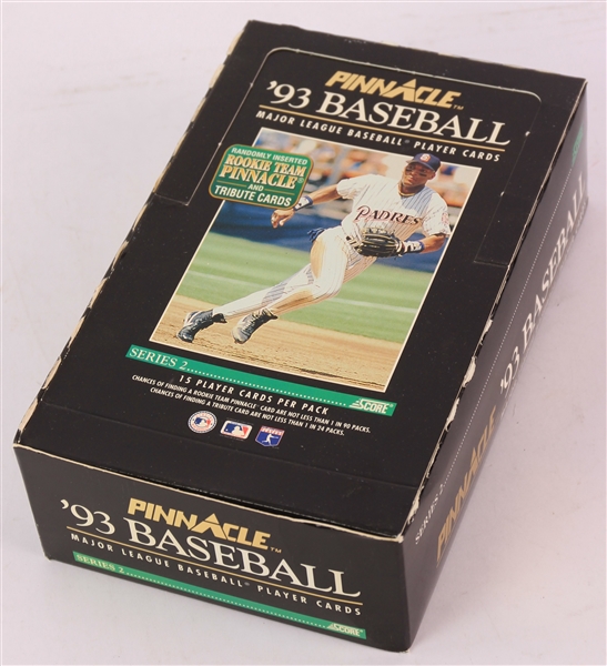 1993 Score Pinnacle Series 2 Baseball Trading Cards Unopened Packs - Lot of 32 (Possible Derek Jeter Rookie)