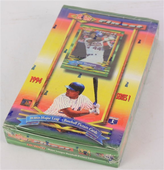 1994 Topps Finest Series I Baseball Trading Cards Unopened Hobby Box w/ 24 Packs