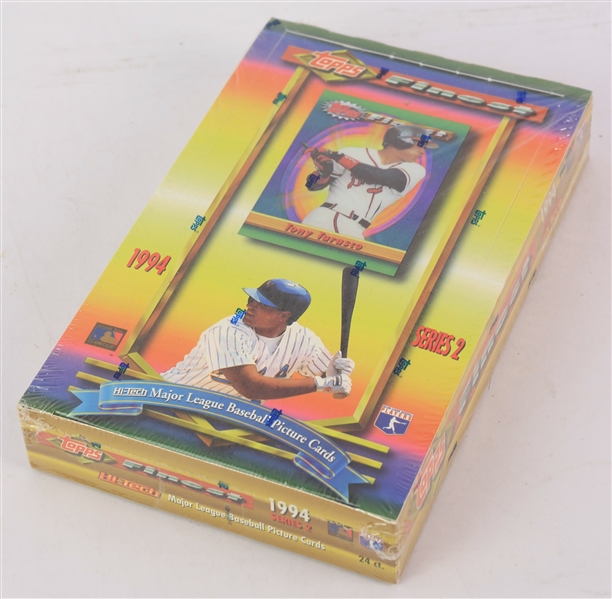 1994 Topps Finest Series 2 Baseball Trading Cards Unopened Hobby Box w/ 24 Packs