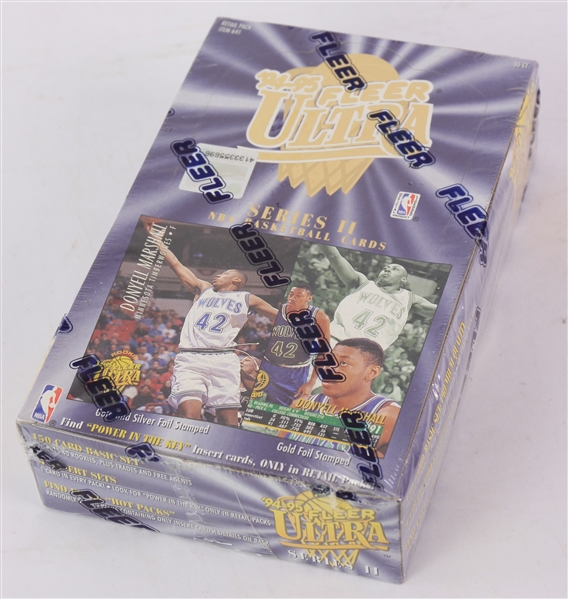 1994-95 Fleer Ultra Basketball Series 2 Trading Cards Unopened Retail Box w/ 36 Packs