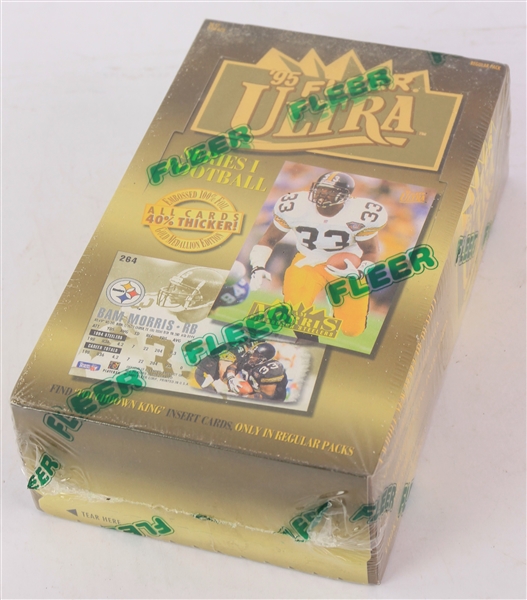 1995 Fleer Ultra Series I Football Trading Cards Unopened Hobby Box w/ 36 Packs