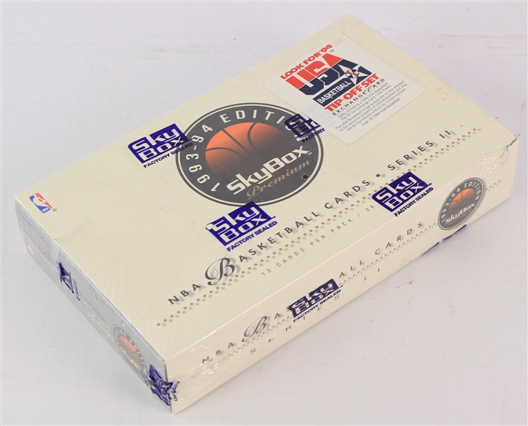 1993-94 SkyBox Series 2 Basketball Trading Cards Unopened Hobby Box w/ 36 Packs